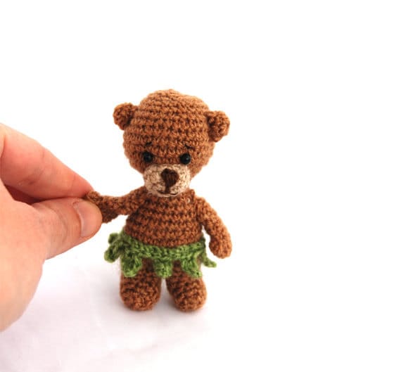 miniature teddy bear figurines