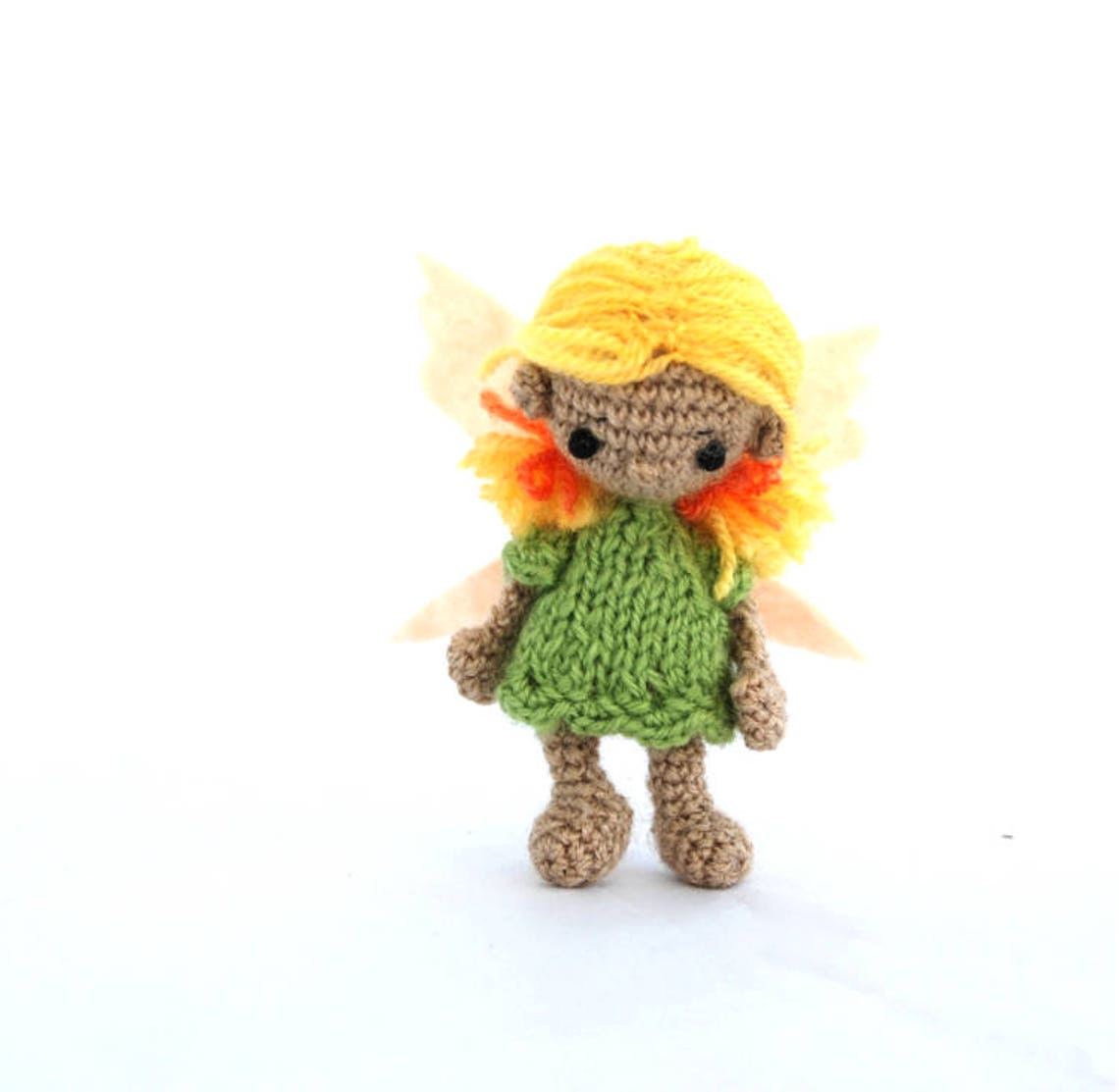 Fairy Doll Crochet Flower Fairy Tiny Amigurumi Fairy Etsy