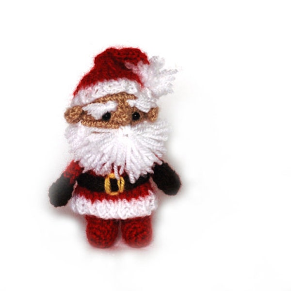 crochet Santa Claus, amigurumi Santa, farci Père Noel, grand cadeau pour la Saint-Nicolas, ornement charmant de la veille de Noel