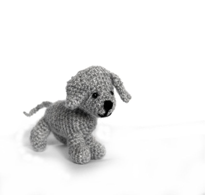 Silber LABRADOR Hund Welpen häkeln Hund Amigurumi Haustier Etsy