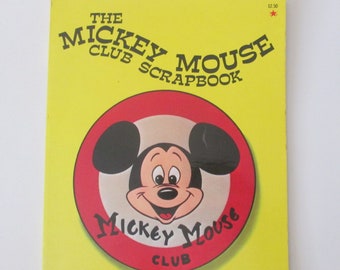 The Mickey Mouse Club Scrapbook Paperback Book B&W Photos Sheet Music Special Souvenir Edition Annette Funicello 1976