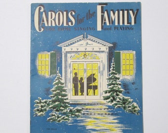 Carols For The Family Songbook Thomas Music Company Christmas Songs Holiday Music Book 1951