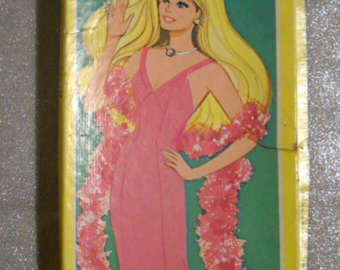 Vintage Superstar Barbie Paper Doll with Box Whitman 20 Pieces Etsy