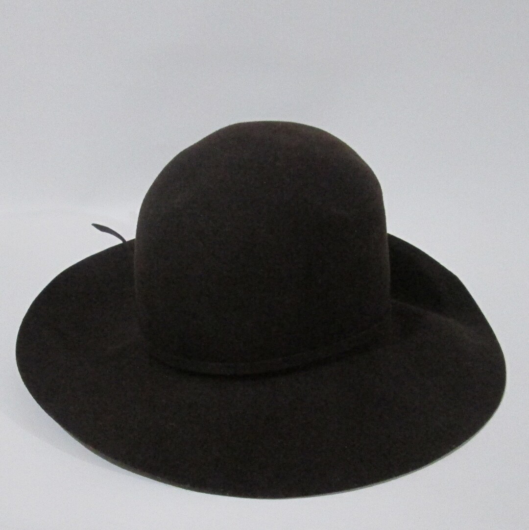 Womens Brown Felt Hat Glenover Fawntra Felt Hat Wide Brim Cloche Hat