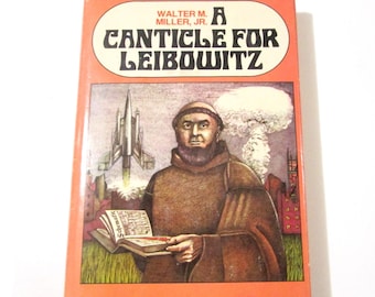 A Canticle For Leibowitz Book Walter Miller Jr Hardcover 1970s Book Club Edition Sci-Fi Novel