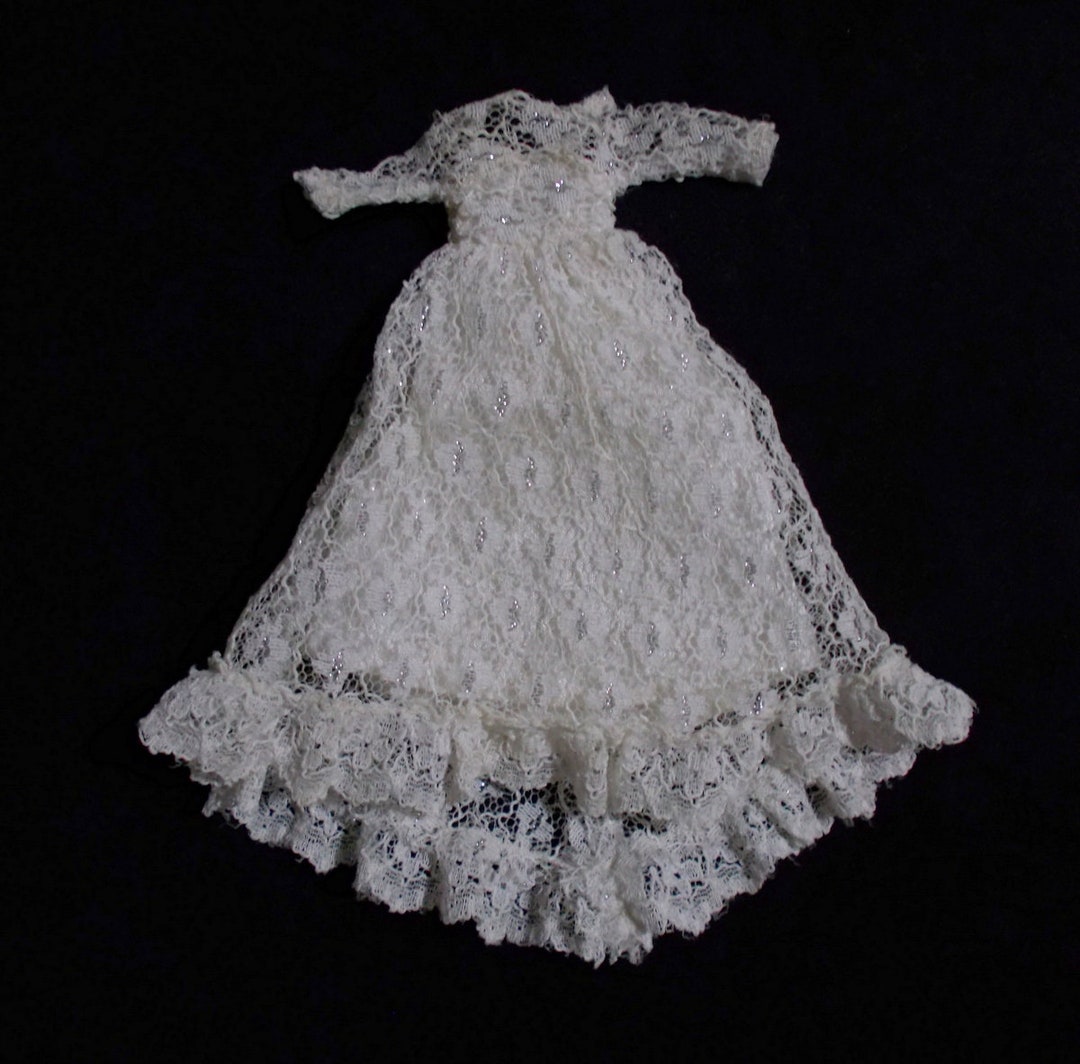 Dawn Doll Clothing Wedding Belle Dream Dress Lace Metallic Threads 6