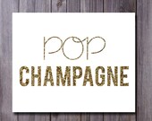 CHEERS Printable, Printable New Years, Cheers sign, Party decor, pop champagne, New years sign, new years print, bachelorette printable