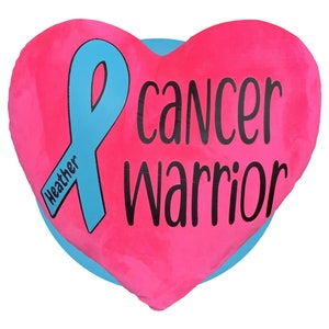 Cancer Surgery Pillows - Personalized Breast Cancer Plush Pillow - Cancer Survivor Gifts - Breast Cancer Surgery Recovery Pillow by Kikili
