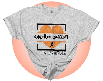 Amputee Shirts Youth and Adult Sizes, Gifts for Amputees, Limb Loss Awareness Shirts, T-shirts about amputation, Amputee Humor, Bilateral
