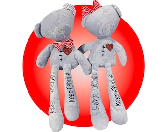 Heart Surgery Gifts for Kids - Personalized Teddy Bear - After Surgery Gifts - CHD Awareness Products - Heart Surgery Teddy Bear - CHD Gifts
