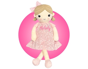 Adorable Personalized Dolls Perfect Christmas Gift, Rag Doll