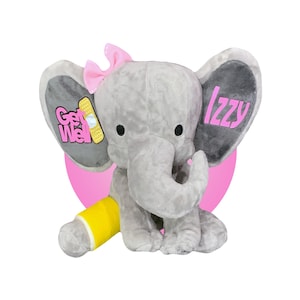 Broken Arm Gifts For Kids - Get Well Soon Gift - Personalized Gift for Broken Leg - Stuffed Animal With Cast - Gifts for Kid with Broken Arm