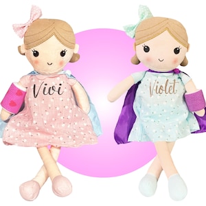 Broken Arm Stuffed Animal - Personalized Dolls - Get Well Soon Gifts For Injured Child - Broken Arm or Leg Gifts - Dolls with Cast and Capes