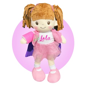 Broken Arm or Leg Gift for Kids - Personalized - Choice of Cast Color + Location - Broken Arm Gift - Broken Leg Gift - Dolls with Casts