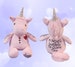 Personalized Baby Heart Surgery Gifts, Child Open Heart gifts,CHD Awareness gifts for kids,Scar buddy Unicorn ,Heart Warrior Stuffed Animals 