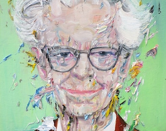 B. F. SKINNER oil portrait - POSTER - various sizes available! art print