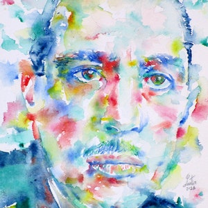 IGOR STRAVINSKY watercolor portrait - POSTER - various sizes available! art print classical musician composer pianist piano music work