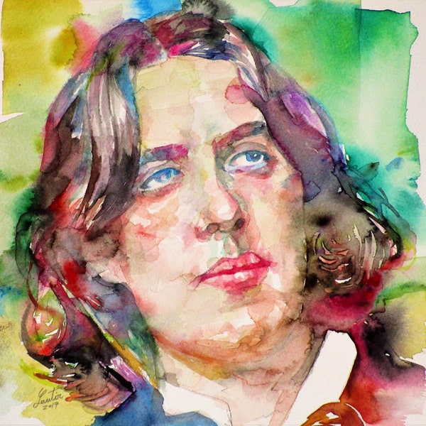 Oscar Wilde Art Etsy