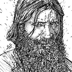GRIGORI RASPUTIN ink portrait - POSTER - various sizes available! art print