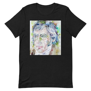 UNISEX t-shirt - FRIEDRICH HEGEL watercolor painting portrait - tshirt t shirt t-shirts man woman boy girl shirts suit clothing dress cloth