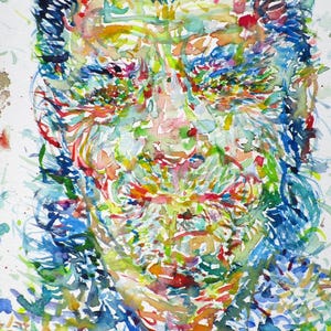 CHET BAKER watercolor portrait - POSTER - various sizes available! art print painting drawing cool jazz jazzist player trumpet trupeter