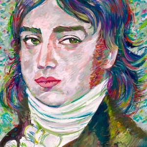 SAMUEL Taylor COLERIDGE oil portrait - POSTER - various sizes available! art print
