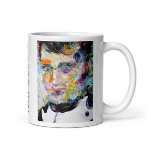 MUG - NAPOLEON oil portrait - various sizes! white glossy breakfast mugs cup of coffee art print painting Bonaparte napoleone
