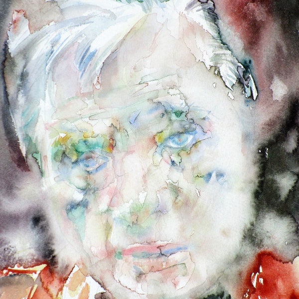 FRANCIS BACON watercolor portrait - poster - various sizes available!