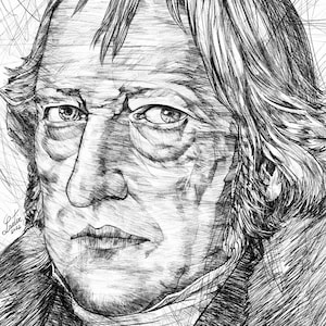 FRIEDRICH HEGEL schwarz weiß Bleistift Portrait - POSTER - verschiedene Größen erhältlich! Druck Malerei Schriftsteller Philosoph