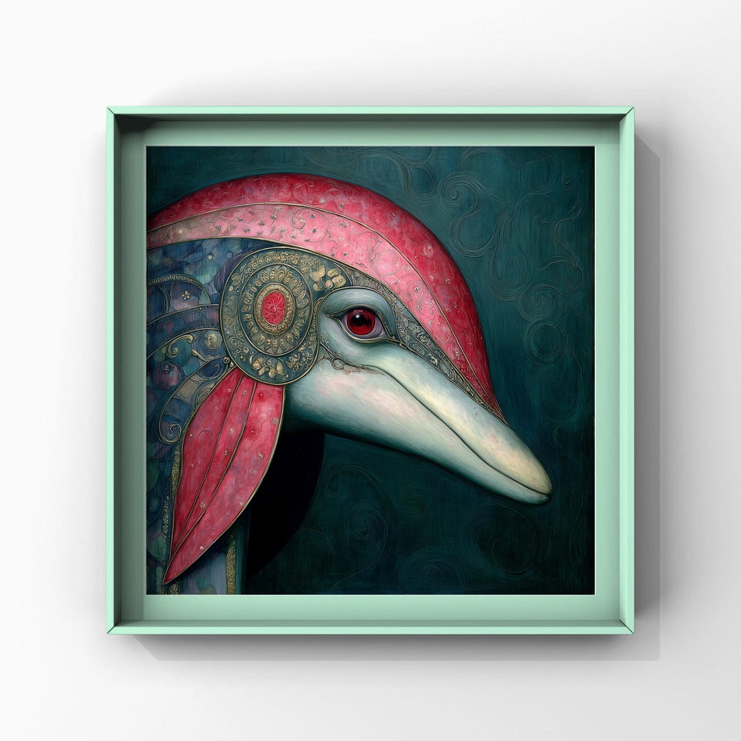 Fantasy Dolphin Art Print – Headdress Seascape (digital Download) - Etsy