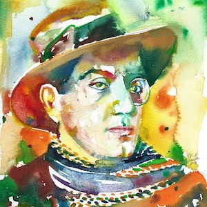 Fritz LANG aquarelle portrait - POSTER - différentes tailles disponibles - imprimer!