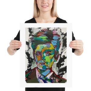 ARTHUR RIMBAUD Acrylic Portrait - POSTER - Various Sizes! Art Print ...