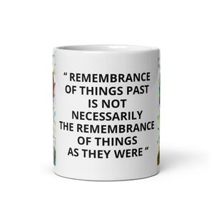MUG - MARCEL PROUST quote .9 -various sizes! mugs coffee cup painting art print