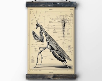 カマキリの塗り絵：印刷可能なデザイン50点（PDFダウンロード） - Etsy