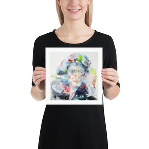 ISAAC NEWTON watercolor portrait - poster - various sizes! art print painting