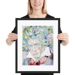 Ode to Joy Premium Poster or Canvas. Ludwig Van Beethoven