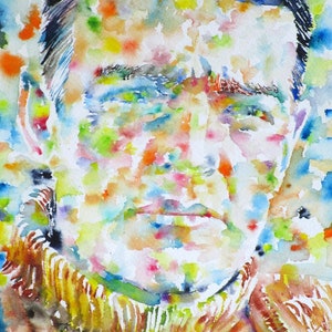 ERNEST SHACKLETON watercolor portrait - POSTER - various sizes available!