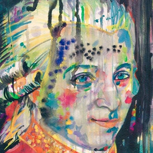 WOLFGANG Amadeus MOZART watercolor portrait - POSTER - various sizes available! art print composer classical music musicuan symphony works