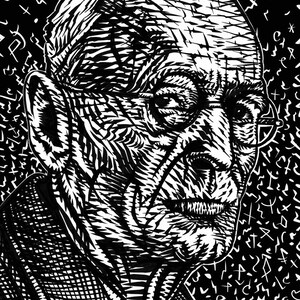 HERMANN HESSE Tintenportrait - POSTER - verschiedene Größen erhältlich! Druck Zeichnung Pastell Schriftsteller Siddharta