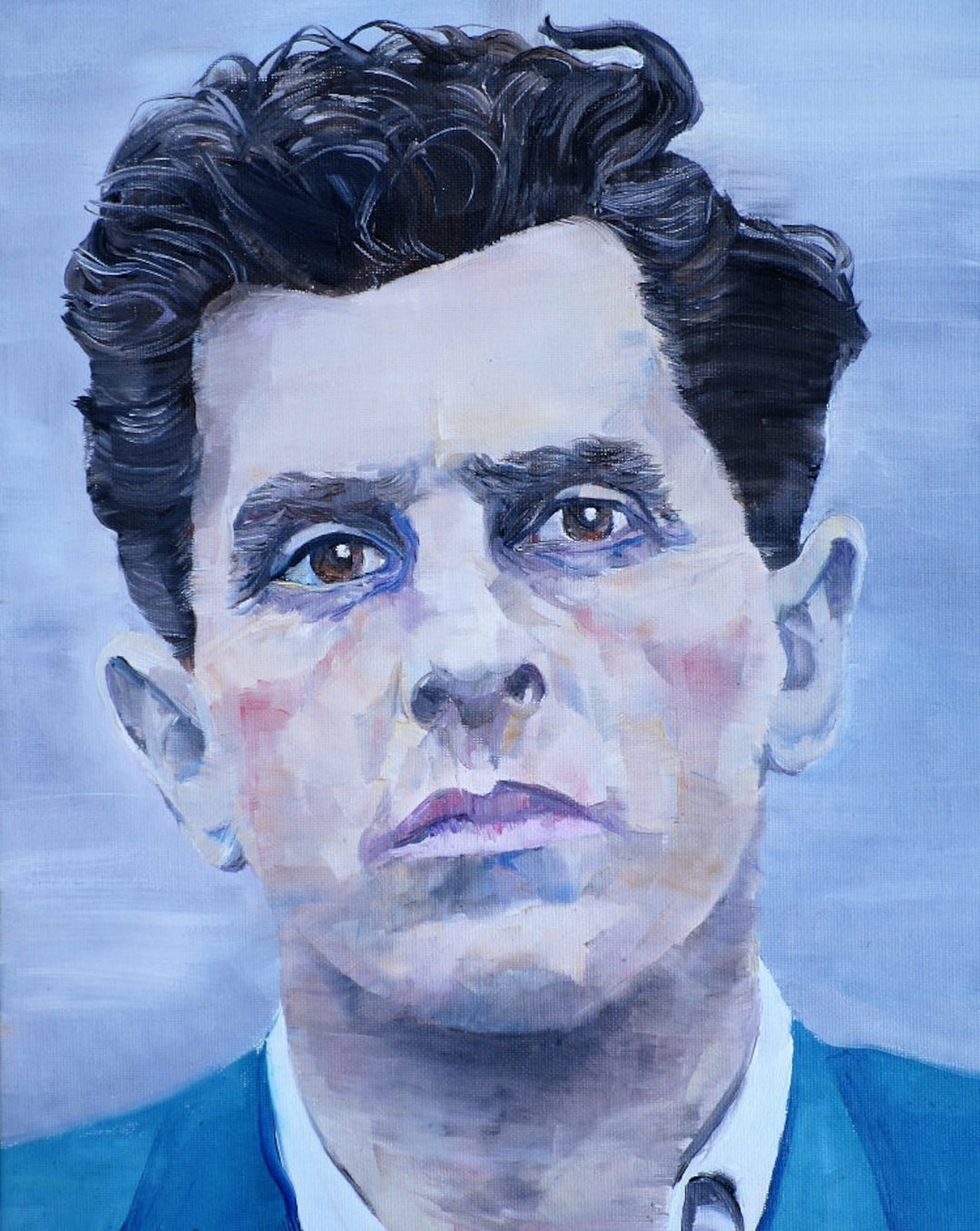 LUDWIG WITTGENSTEIN Oil Portrait - POSTER - Various Sizes Available ...