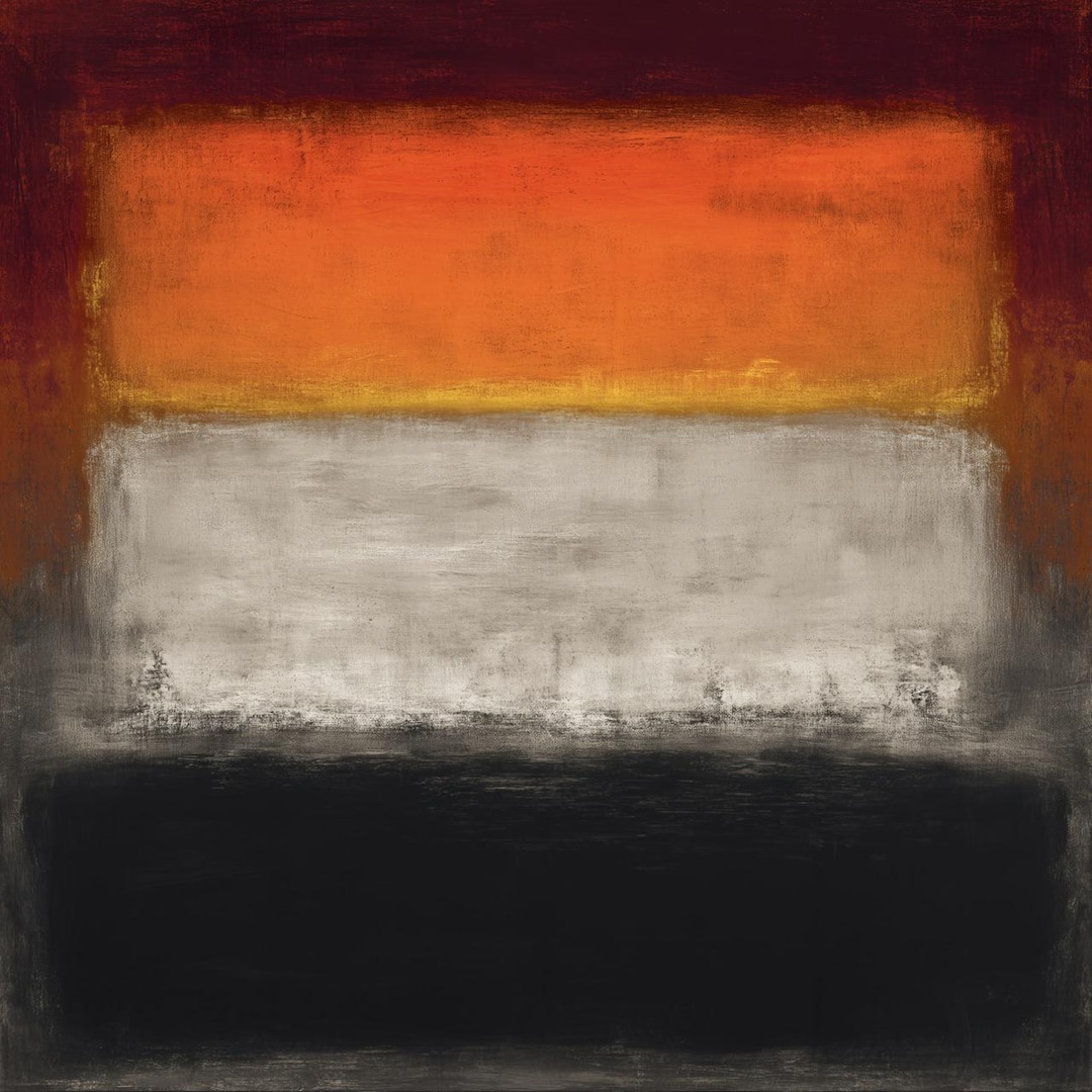Abstract Rectangles Print, Modern Expressionism Wall Art (digital ...