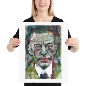 SERGEI RACHMANINOFF watercolor portrait poster various sizes art print image 5