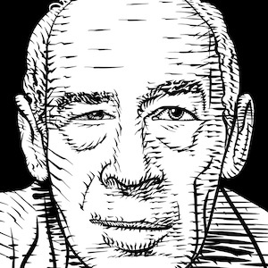 HENRY MILLER ink portrait - POSTER - various sizes available! art print drawing painting plexus tropic of cancer capricorn