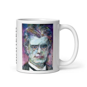 MUG - GUSTAV MAHLER watercolor portrait - various sizes! breakfast mugs cup of coffee art print painting composer classical musician music