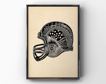 NFL リデル スピード ヘルメット（パッド付き）3D プリント可能モデル