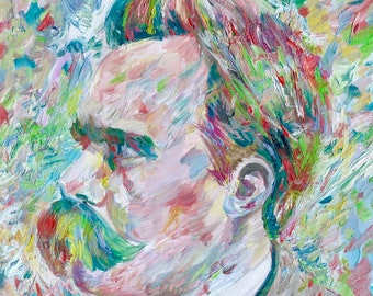 FRIEDRICH NIETZSCHE oil portrait - POSTER - various sizes available! art print