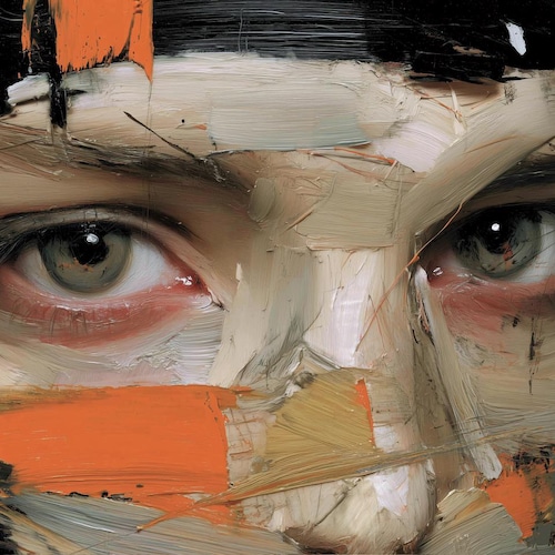 フリードリヒ・ニーチェ 白黒鉛筆画 - ポスター - 各種サイズあり