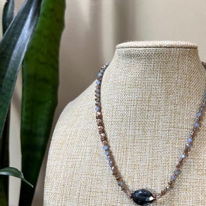 Blue choker, sapphire choker, blue, pendant, sapphire blue, fashion, necklace, choker, for her, dainty