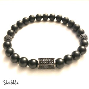 Men’s, #black bracelet- men&#39;s fashion jewelry, men&#39;s bracelet, Father&#39;s Day, unisex, black bracelet, black, For him, mens, men, bracelet