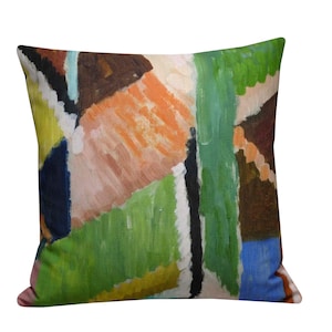 Designers Guild Grafton Cushion Multicoloured Abstract Pillow Cover 18x18